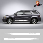 Car Auto Side Car Sticker Vinyl Side Stripe Skirt Sticker Decals Wraps Body Graphics Car Styling for Chevrolet Equinox